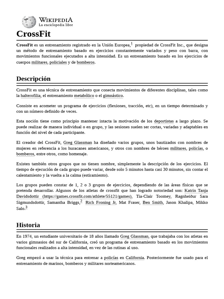 Cross Fit | PDF