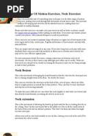 Download Neck Range of Motion Exercises by neel SN77149152 doc pdf