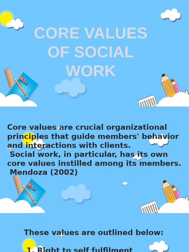 Week 5 core values of social work principles of social work pdf pdf