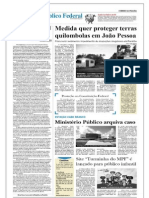 Medida quer proteger terras quilombolas em João Pessoa