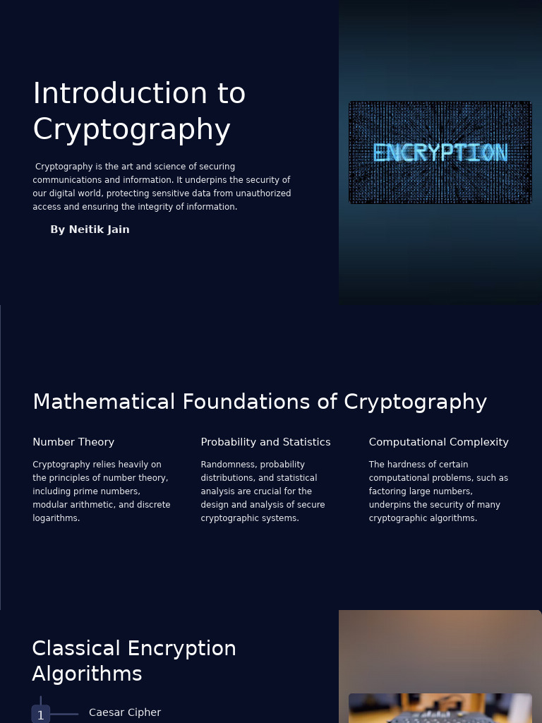 Introduction To Cryptography | PDF
