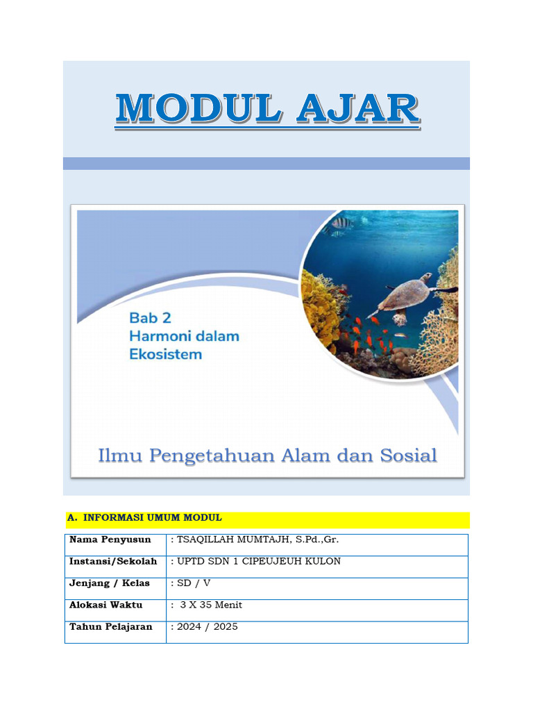 BAB 2 - MA IPAS Kls 5 | PDF