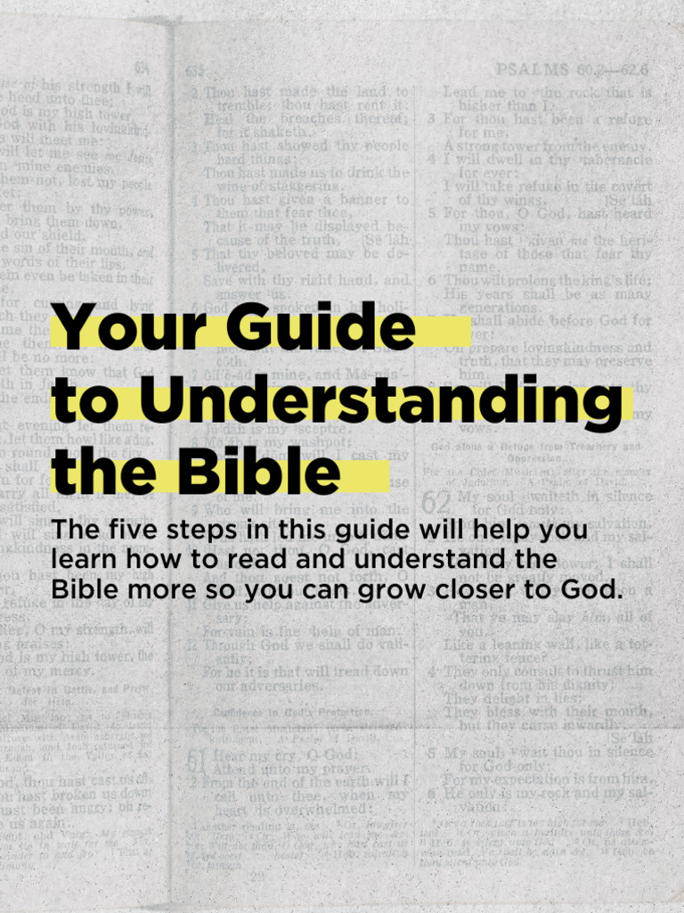 HowToStudyTheBible Guide | PDF