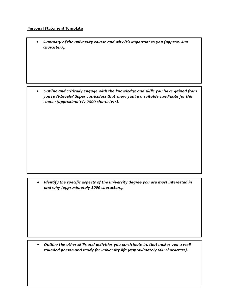 Personal Statement | PDF