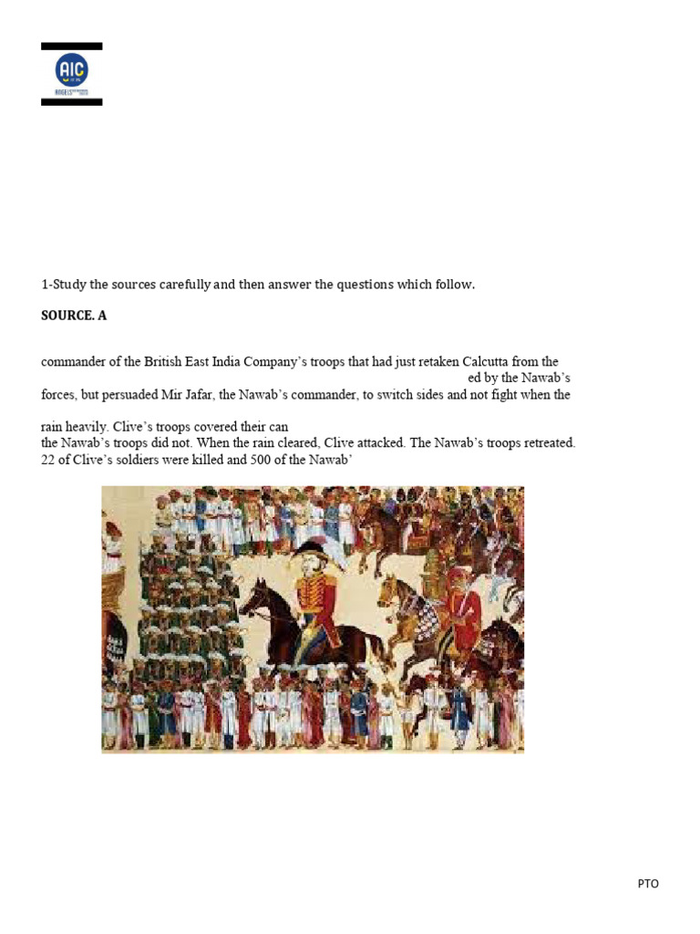 1 work sheet on source question british in india june 2015 caie paper