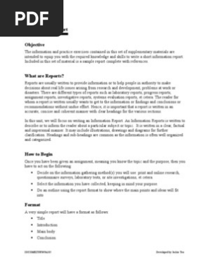 Information Report