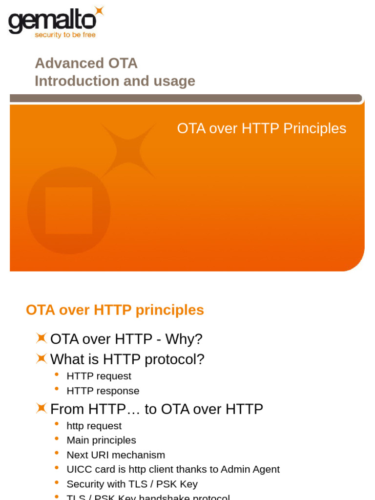 5 OTA Over HTTP | PDF