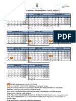 calendario sesiones informativas