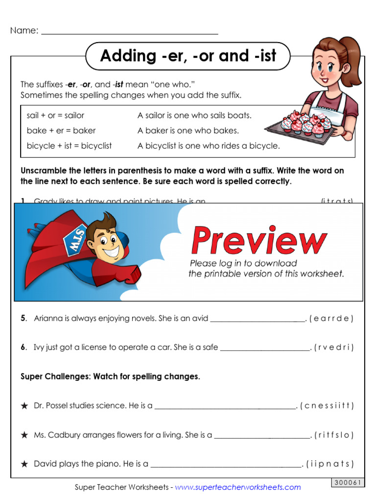 Adding Er Ir Ist | PDF