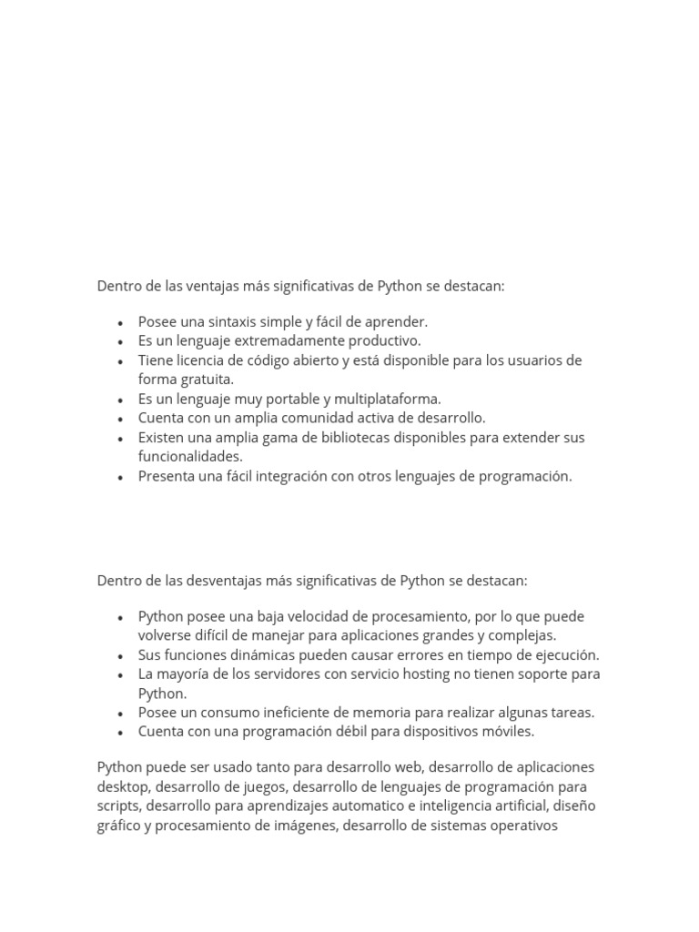 Comparativa de Lenguajes: Python, C# y Java | PDF | C Sharp (linguagem ...
