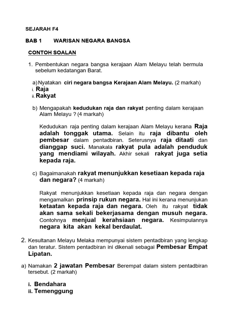 Sejarah F4 Pdf