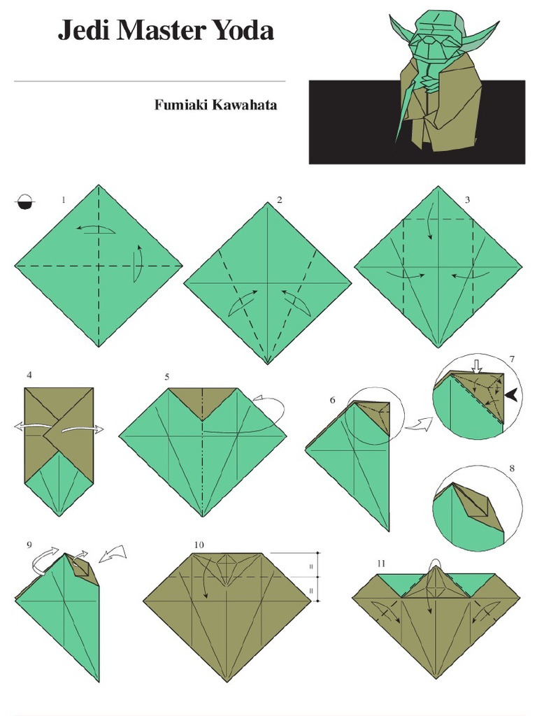 Origami - Master Yoda | PDF