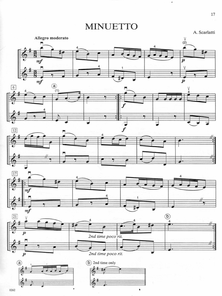 Violin 3 Scarlatti | PDF