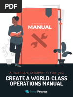 Operations Manual Template Overview | PDF