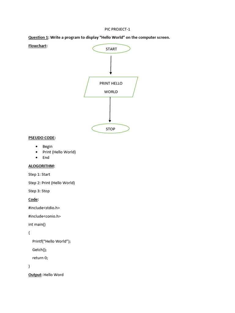 Pic Project File | PDF