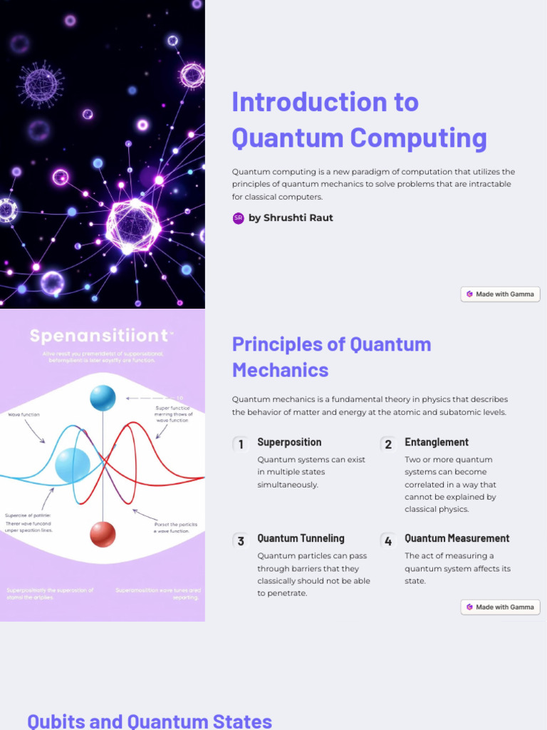 Introduction To Quantum Computing | PDF