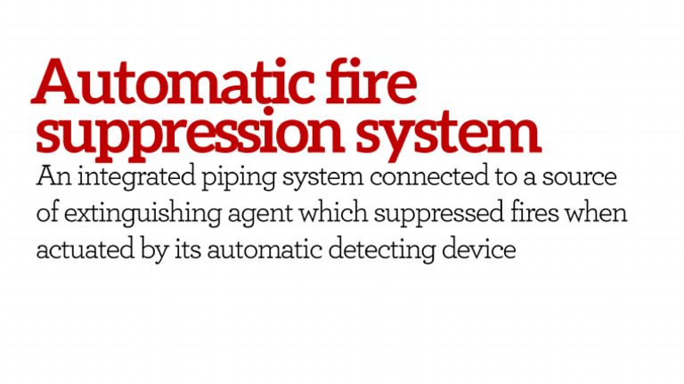 RA 9514 Automatic Fire Alarm Supression System | PDF