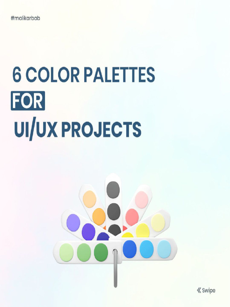 6 Color Palettes For Ui Ux Projects Pdf