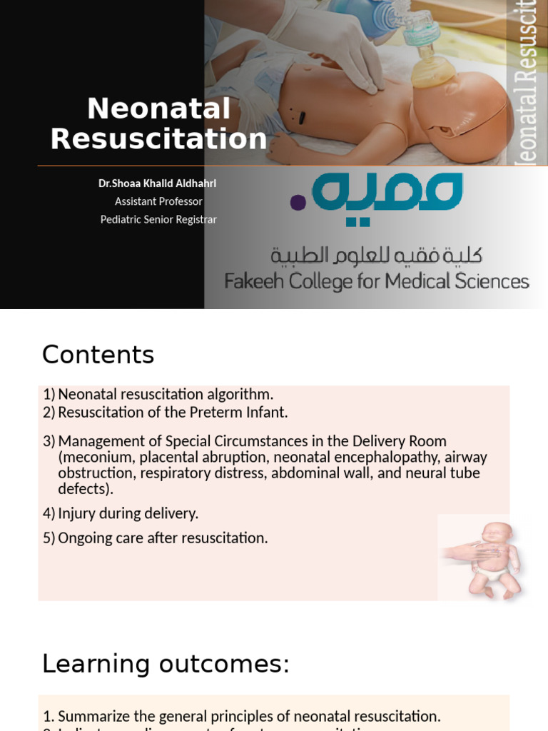 Neonatal Resuscitation UPDATED | PDF
