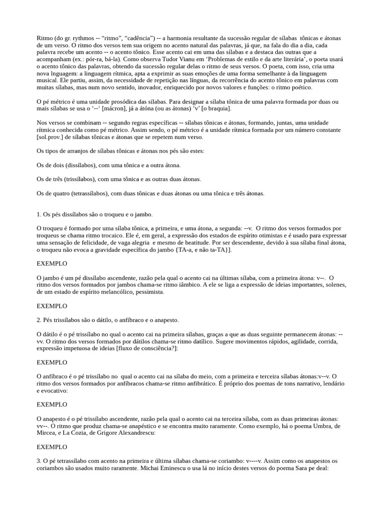 Ritmo (Do GR Rythmos | PDF