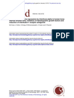 Marrow Stromal Cells: Inhibition of Hematopoietic Growth Factors and Regulation of Cytokine Expression by Interferon-Alpha in Human Bone