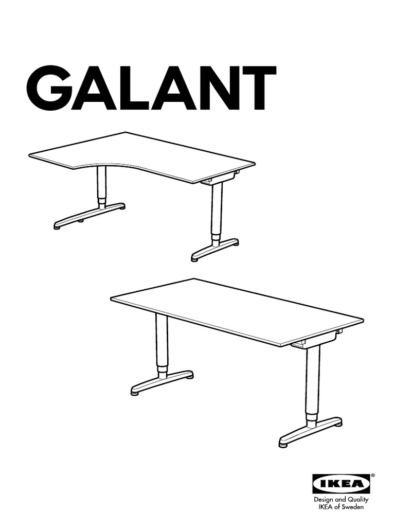 Ikea Galant Desk Dimensions