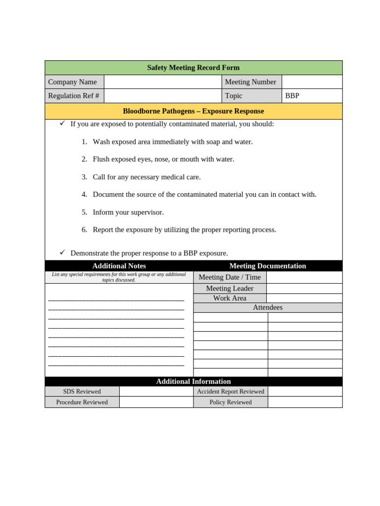 Bbp Exposure Follow Up Labs