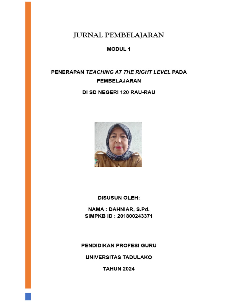 Jurnal Pembelajaran 1 | PDF