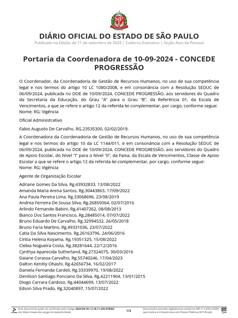 Concede Progressão | PDF