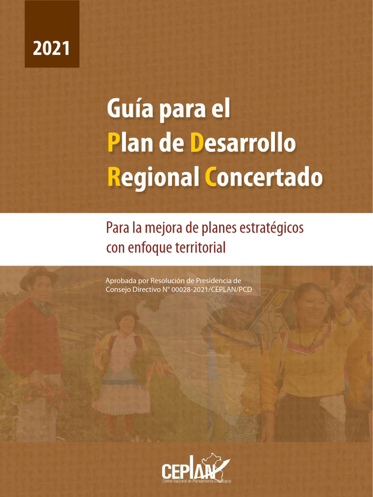 Guía para el Plan de Desarrollo Regional | PDF | Planificación | Negocios