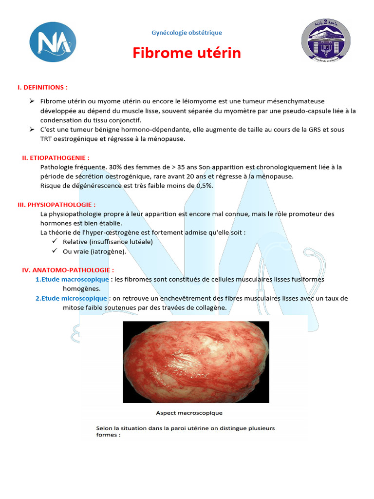 Fibrome Utérin | PDF
