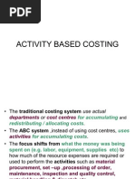Activity Based Costing