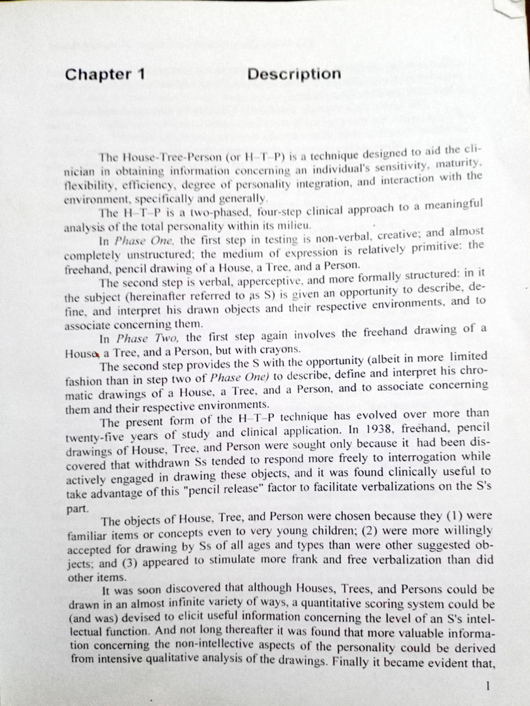HTP 1 | PDF