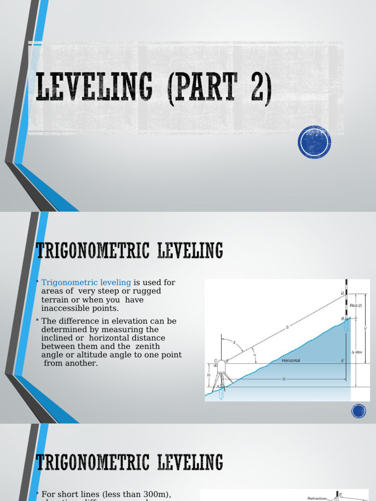 Chapter 3 - Leveling-Part2 | PDF