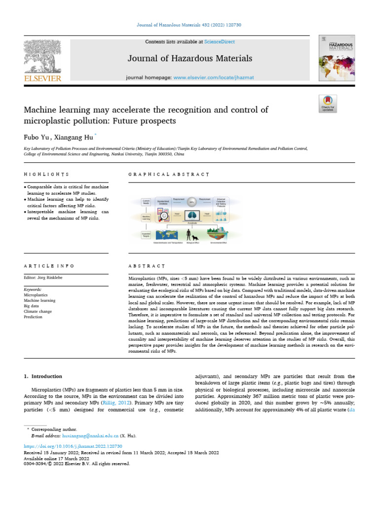 Machine Learning May Accelerate The Recognition and Control of ...
