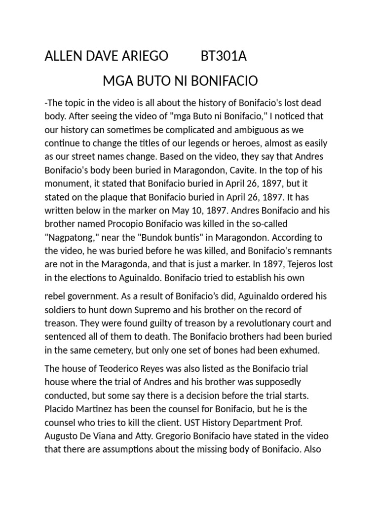 Bonifacio | PDF