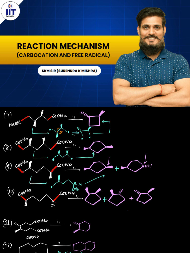 Free Radical - L-04 (Class Notes) - Photohalogenation | PDF