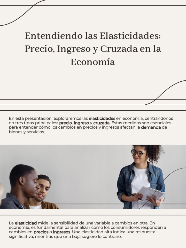 Elasticidades Precio, Ingreso y Cruzada. | PDF