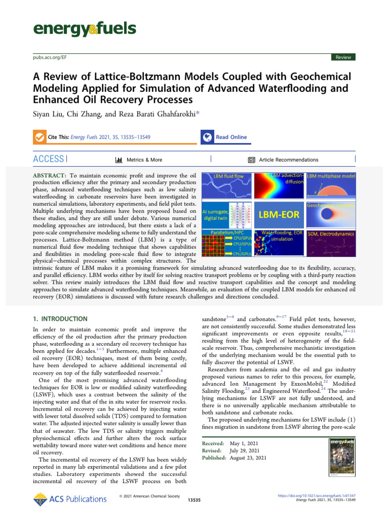 Liu Et Al 2021 A Review of Lattice Boltzmann Models Coupled With ...