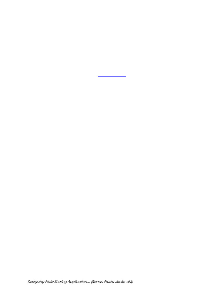 Designing Note Sharing Application On Android Plat | PDF