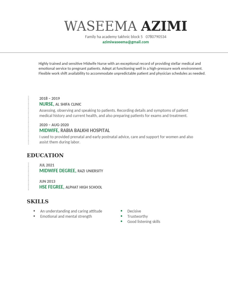 Resume Template PDF - 1727358512