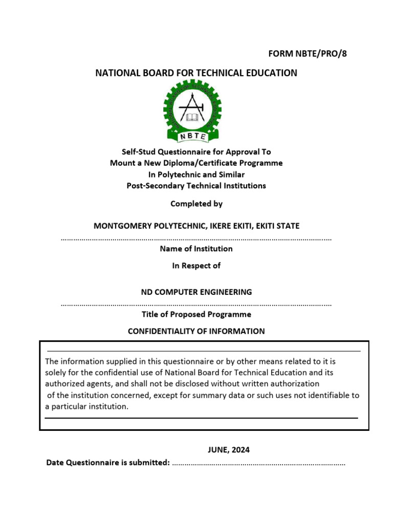 Approval for ND Computer Engineering Program | PDF | Electrical Wiring ...