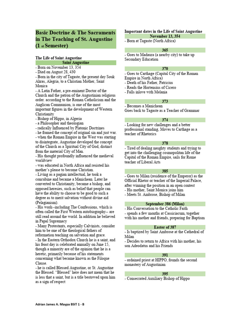Basic Doctrine 2 | PDF