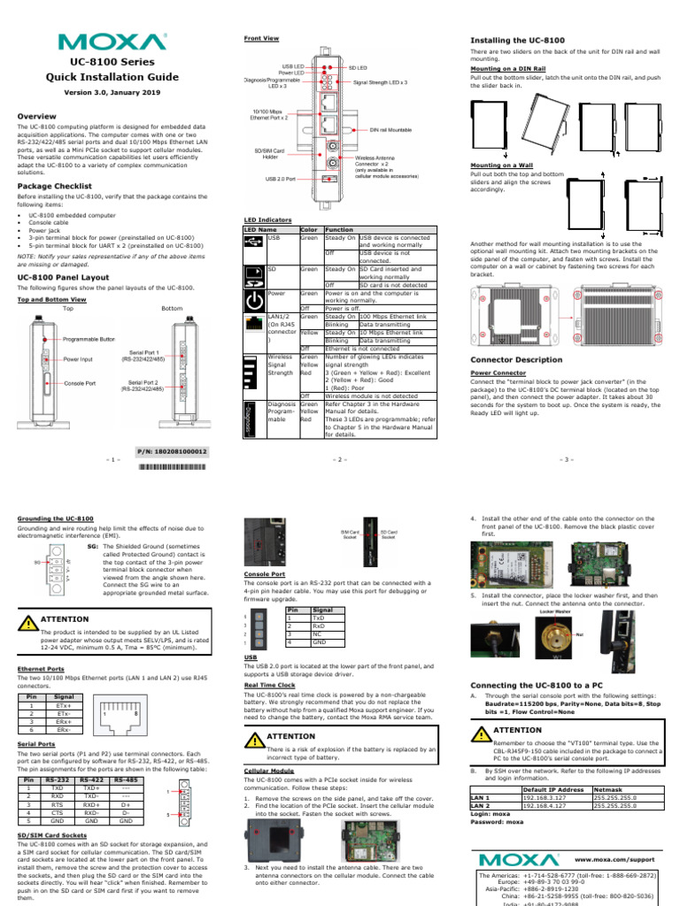 UC 8112 LX Eng Guide | PDF