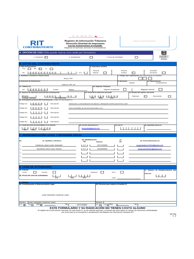 Formato RIT | PDF