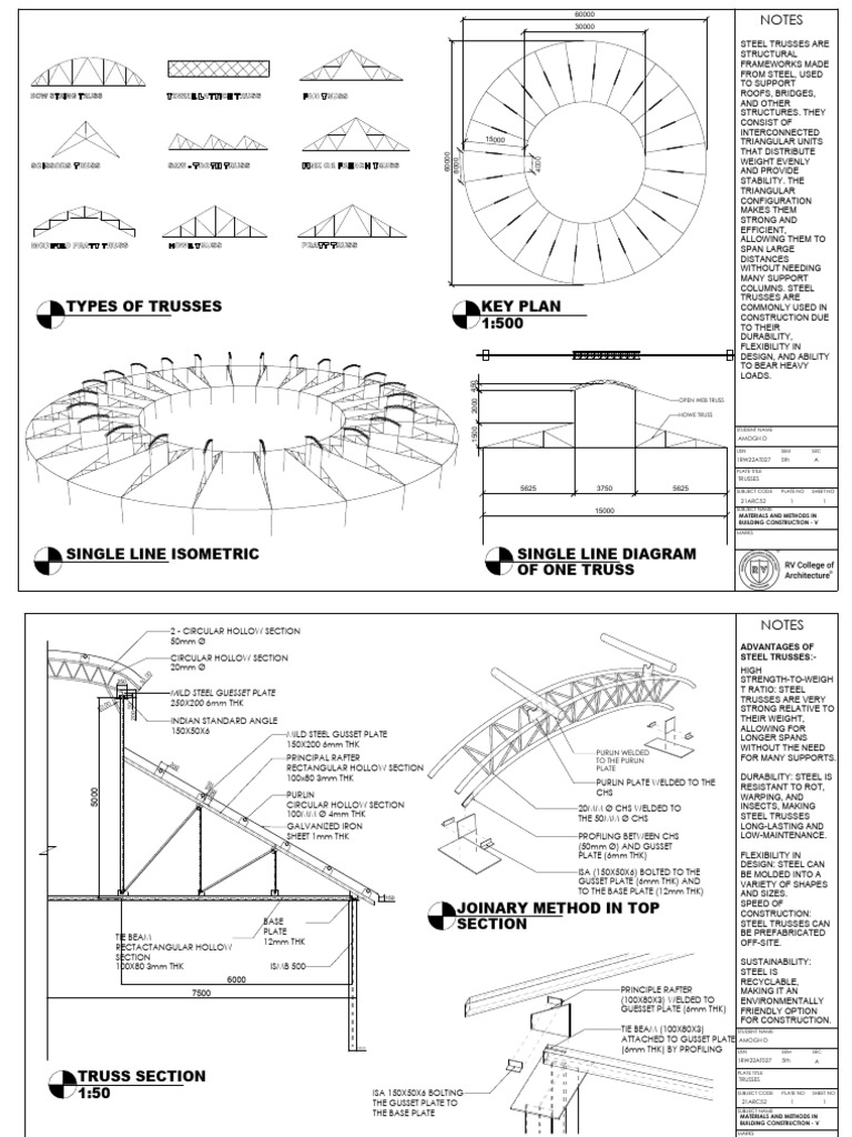 Truss 1 BW | PDF