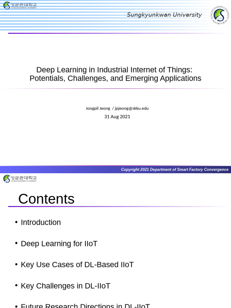 Deep Learning in Industrial Internet of Things | PDF