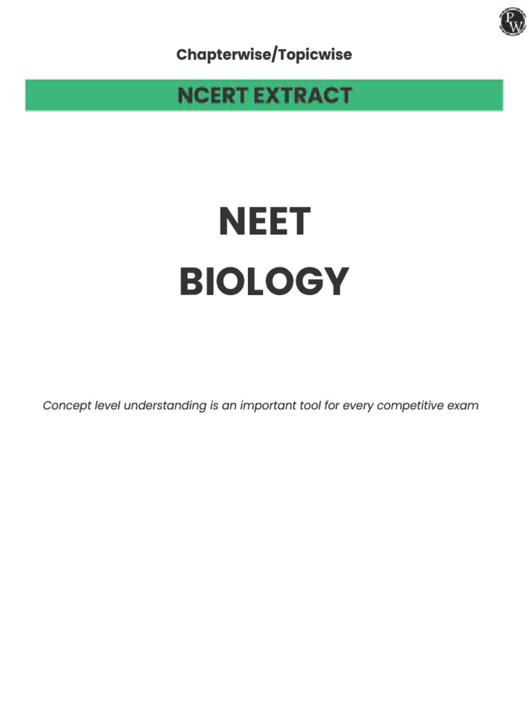 Biology - Complete Notes LL (Only PDF | PDF
