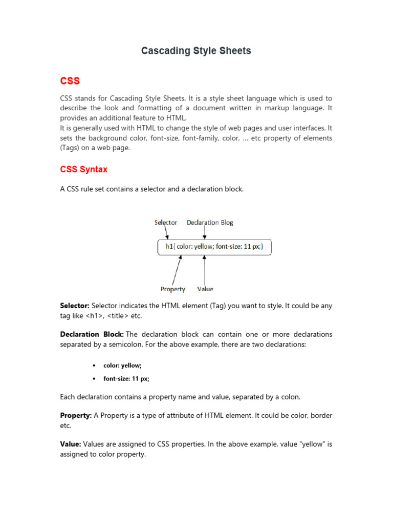 Css 1 | PDF