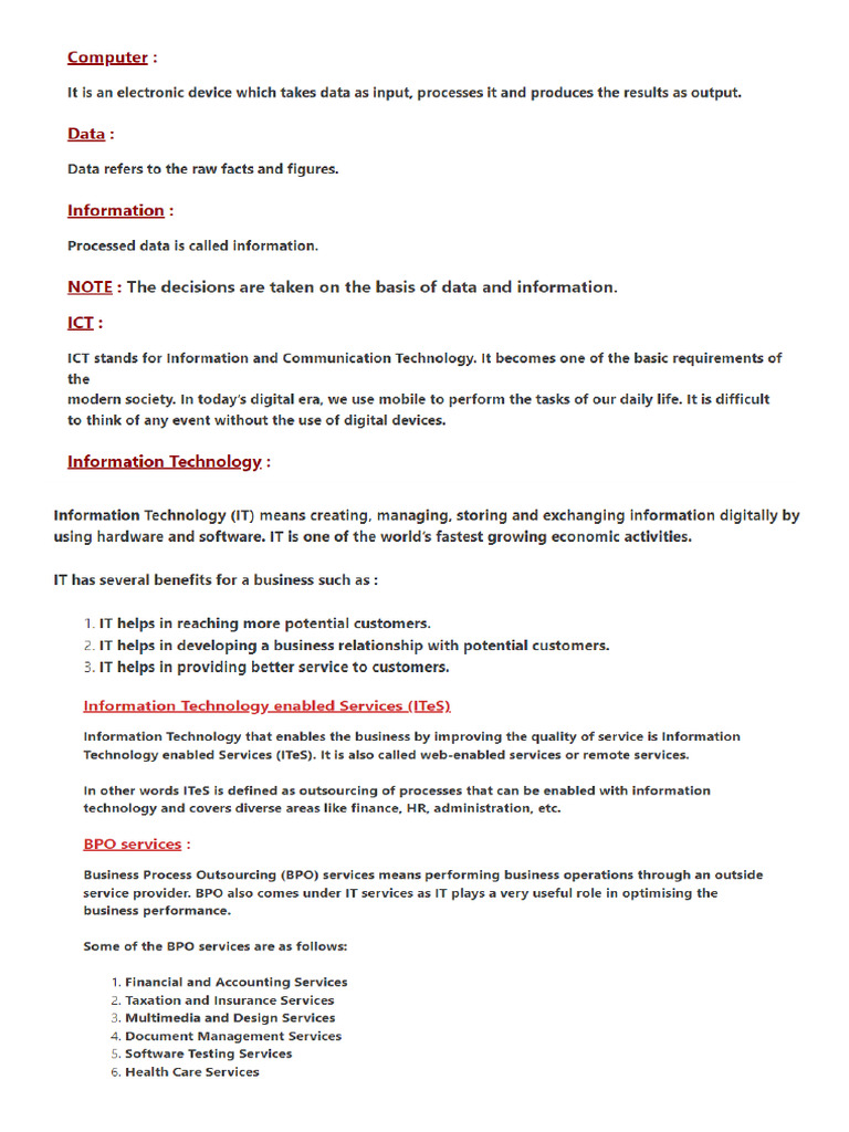 l No 1 It and Its Notes | PDF